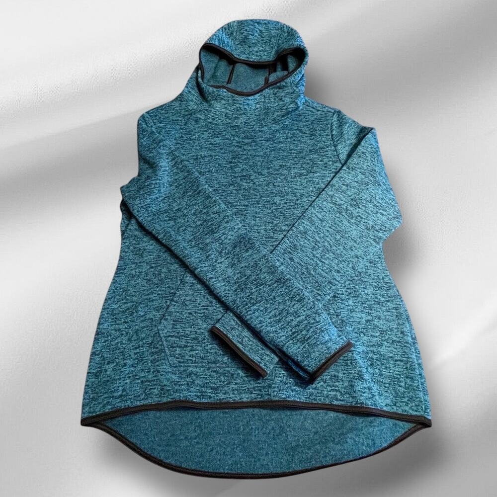 Danskin Now Pullover Hoodie Womens Large Green/Teal 30#0=R16